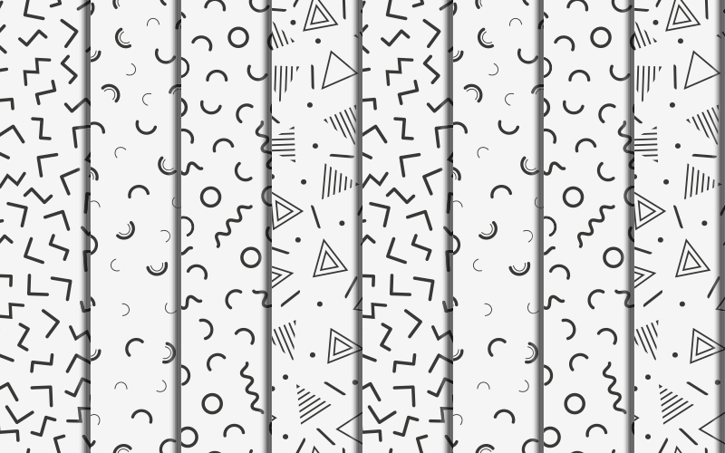 Vinyl teppich geometrisch retro geometrische formen - TenStickers