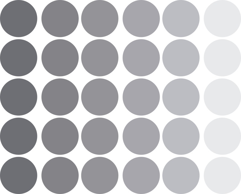 Vinyl teppich geometrisch graue kreise cpprivalia - TenStickers