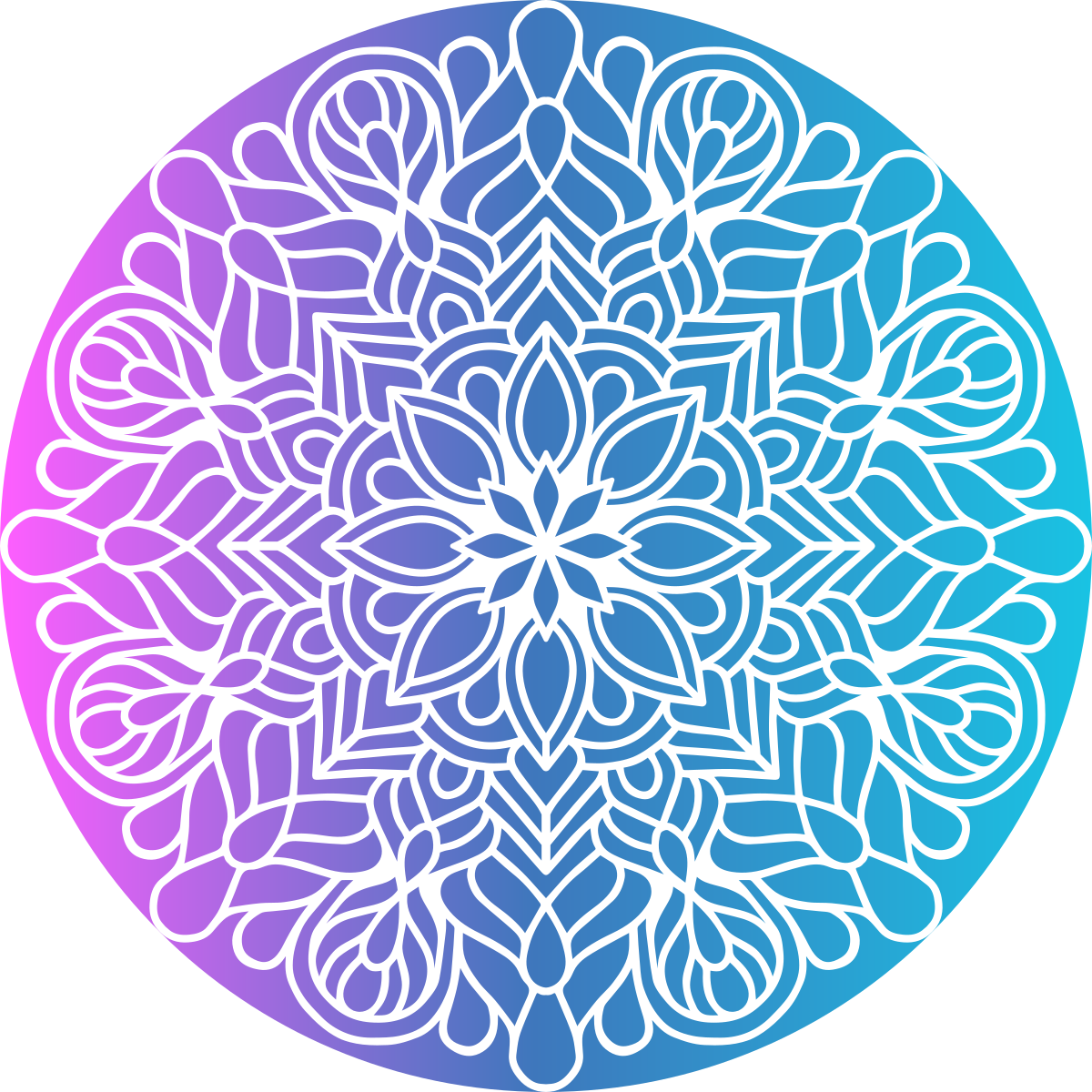 Vinyl teppich geometrisch mit lebhaftem kreisdesign - TenStickers