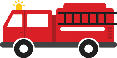 Vinyl teppich kinderzimmer feuerwehrtruck - TenStickers