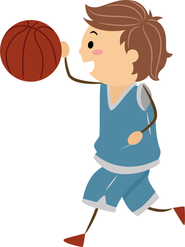 Vinyl teppich kinderzimmer basketball aufkleber - TenStickers