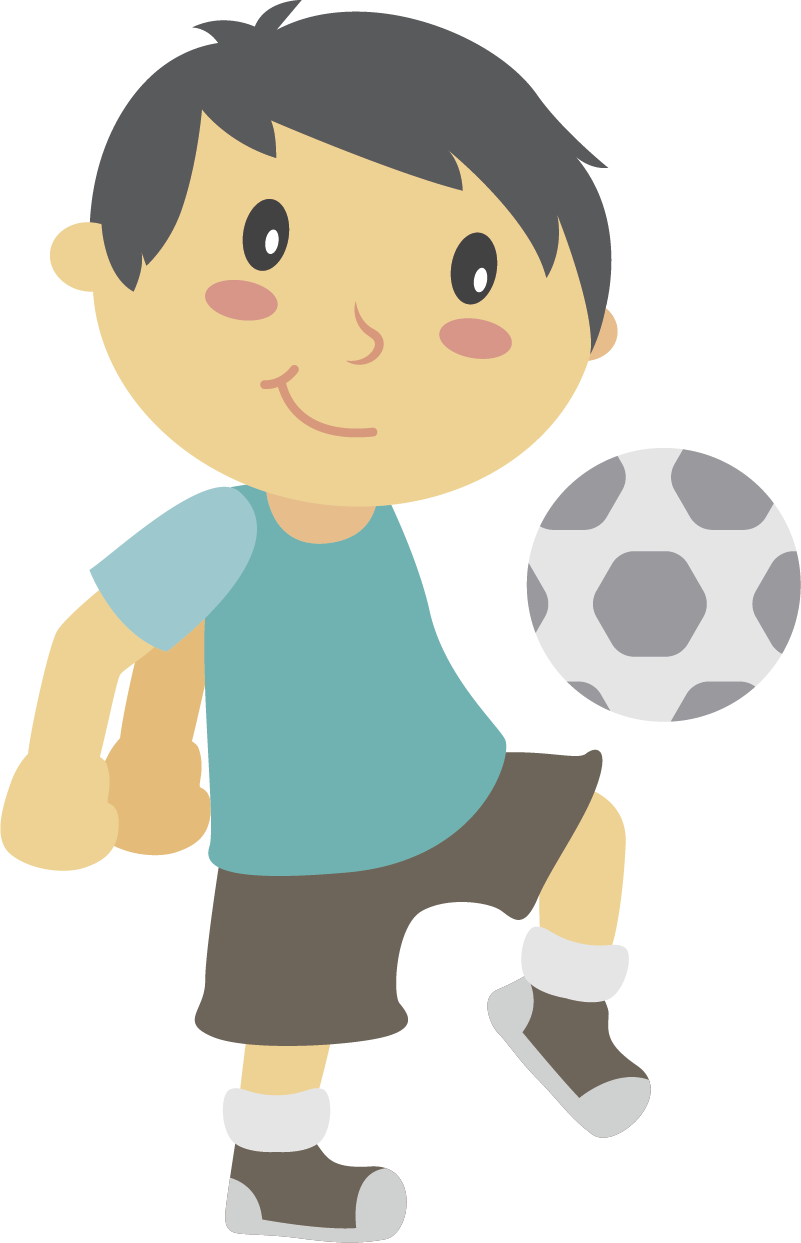 Vinyl teppich kinderzimmer fussballspielend - TenStickers