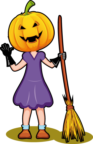 Vinyl teppich kinderzimmer halloween illustration - TenStickers