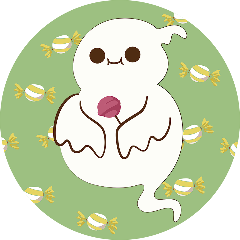 Vinyl teppich kinderzimmer lustiger gespenst - TenStickers
