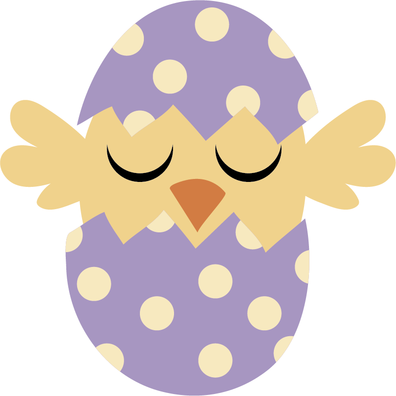 Vinyl teppich kinderzimmer oster vogel - TenStickers