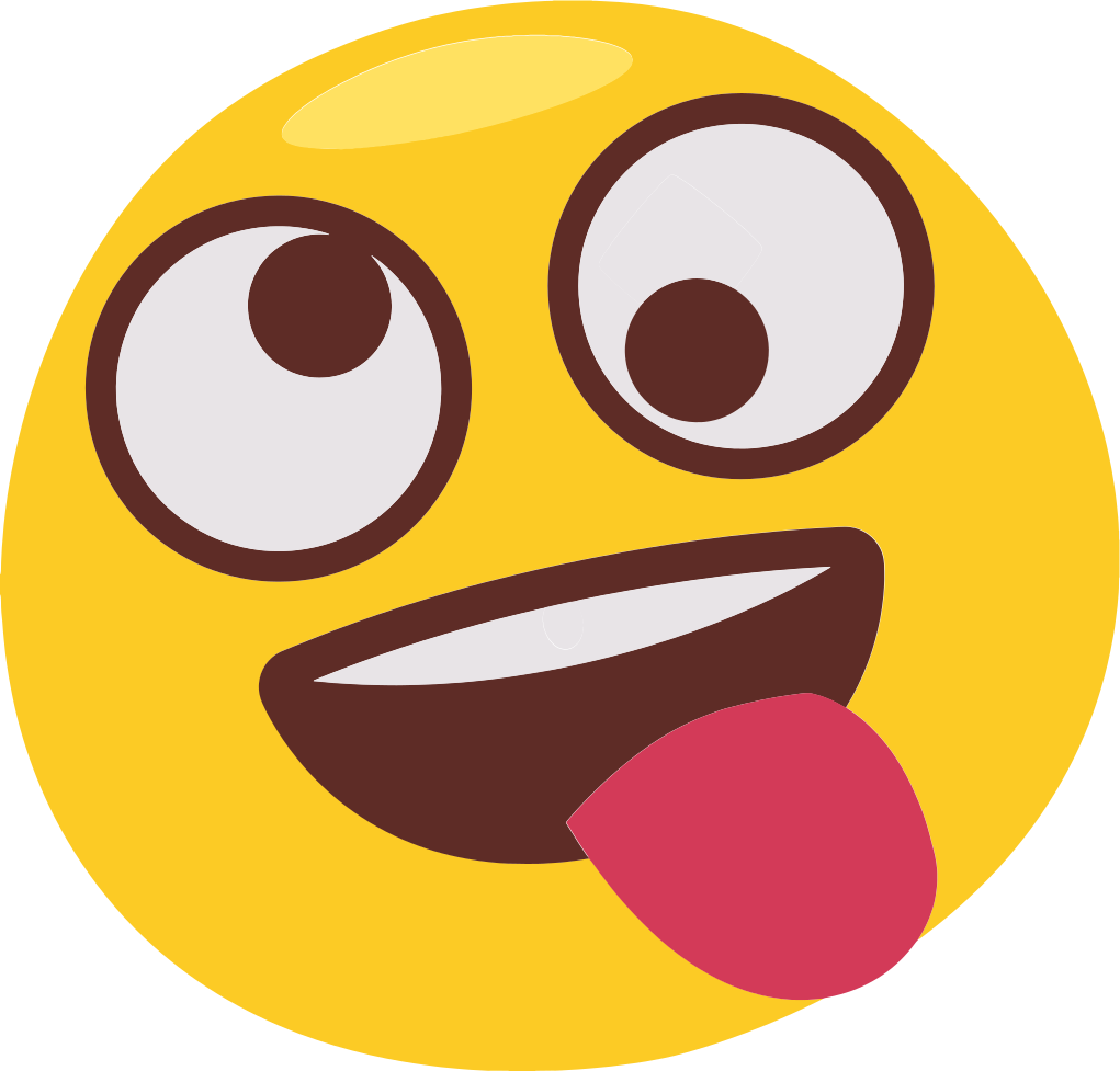 Vinyl teppich kinderzimmer mit verspieltem emoji gesicht - TenStickers