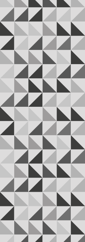 Vinyl teppich bad geometrische dreiecke - TenStickers