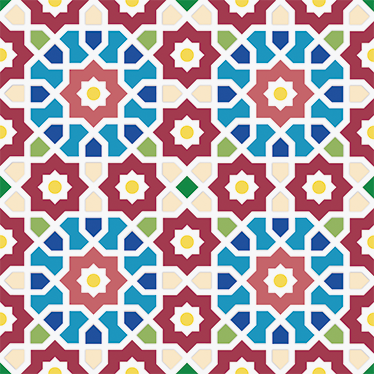 Vinyl teppich bad arabische wandfliesen design - TenStickers