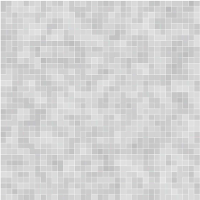 Vinyl teppich bad in weiß-grauem fliesenmosaik - TenStickers