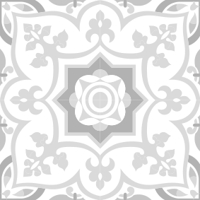 Vinyl teppich bad in grauen marokkanischen fliesen - TenStickers