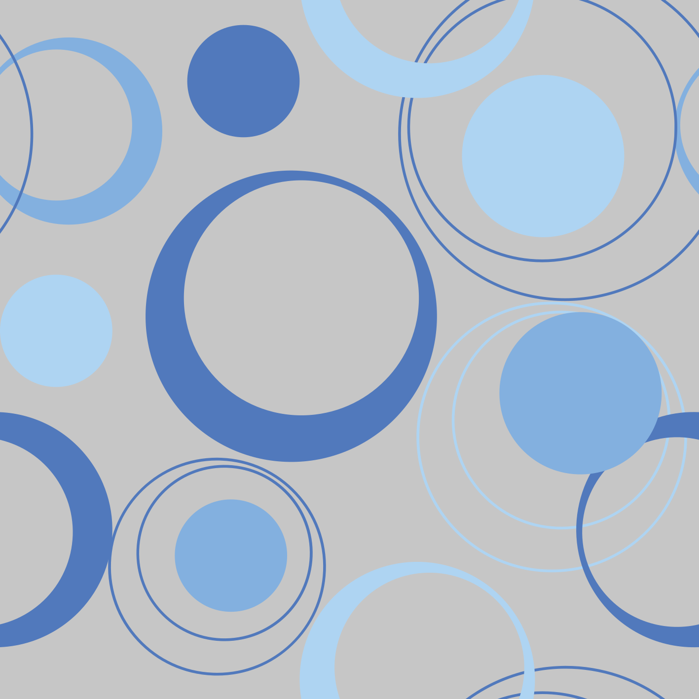 Vinyl teppich bad minimalistische blaue blasen - TenStickers