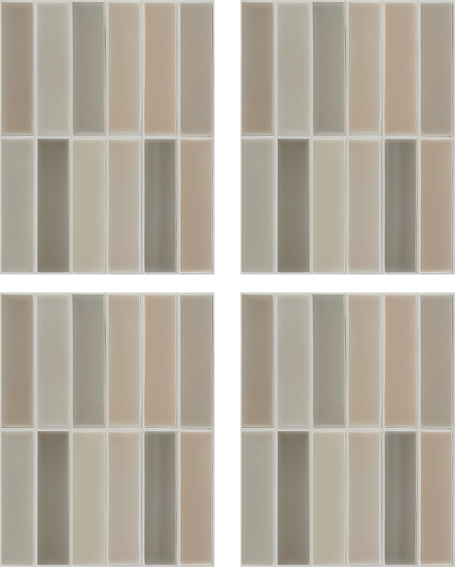 Vinyl teppich bad rechteckmuster - TenStickers