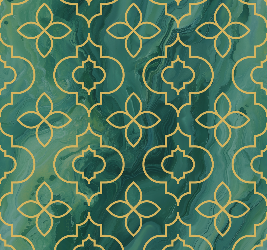 Vinyl teppich bad in türkis - TenStickers