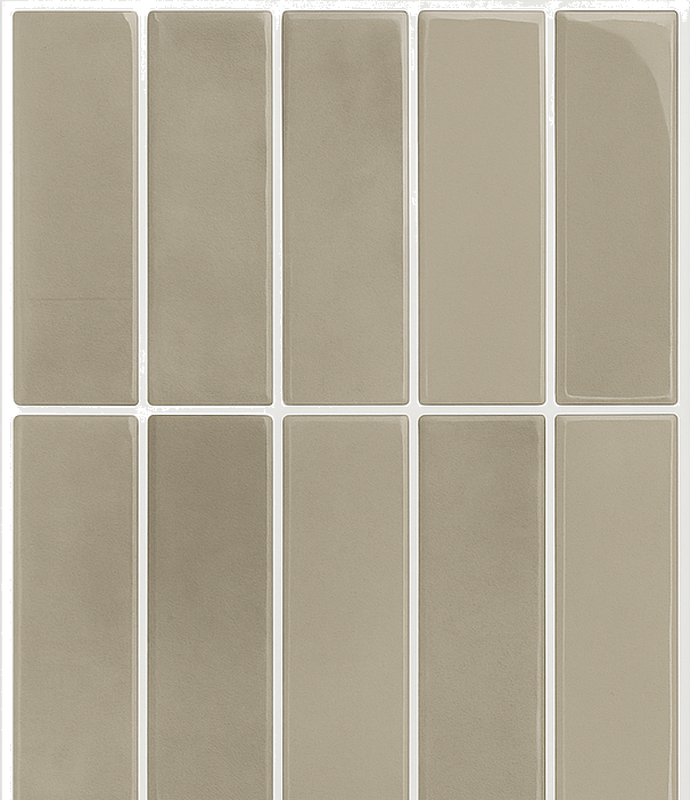 Vinyl teppich bad linear stone natur - TenStickers