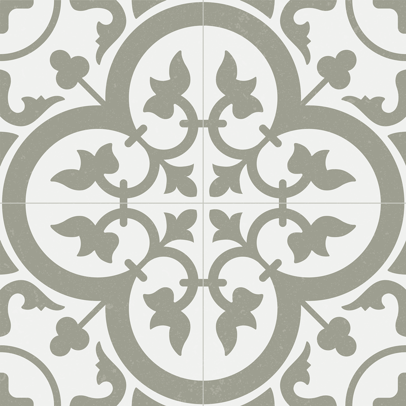 Vinyl teppich küche azulejo marokko evergreen fog - TenStickers