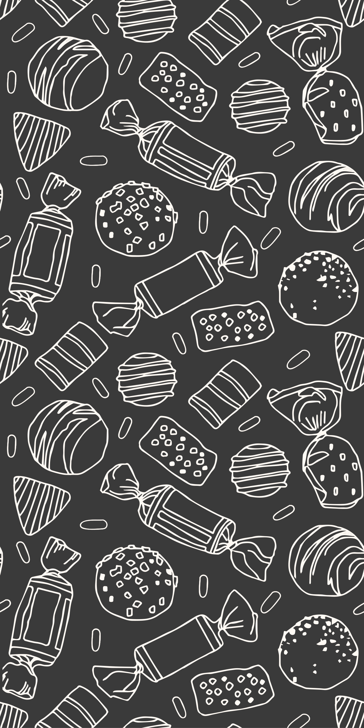 Vinyl teppich küche patron bonbons - TenStickers