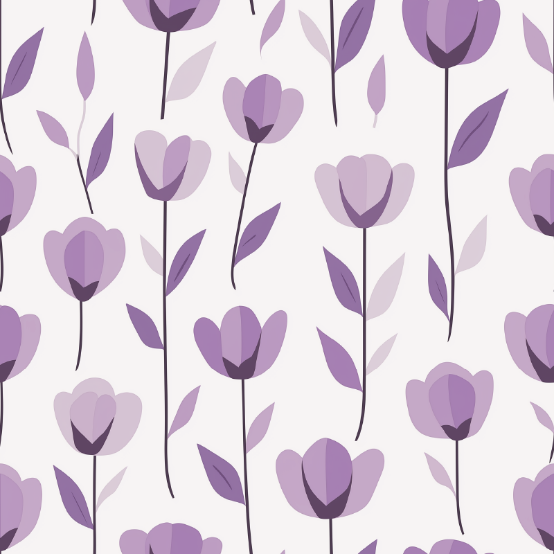 Vinyl teppich küche mit blumenmuster - TenStickers