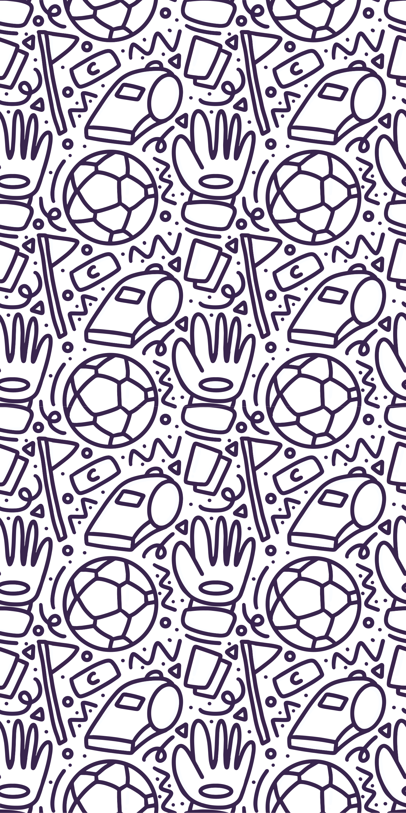 Vinyl teppich schlafzimmer sport kritzel design - TenStickers
