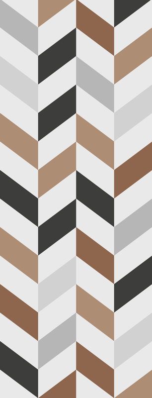 Vinyl teppich büro bunte geometrische blöcke - TenStickers
