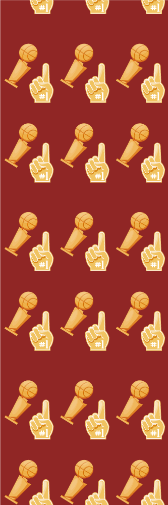 Vinyl teppich schlafzimmer im basketballspiel design - TenStickers