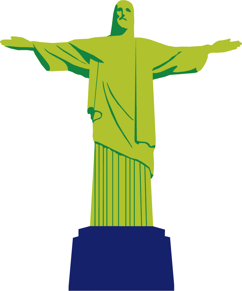 Vinyl teppich schlafzimmer cristo redentor design - TenStickers