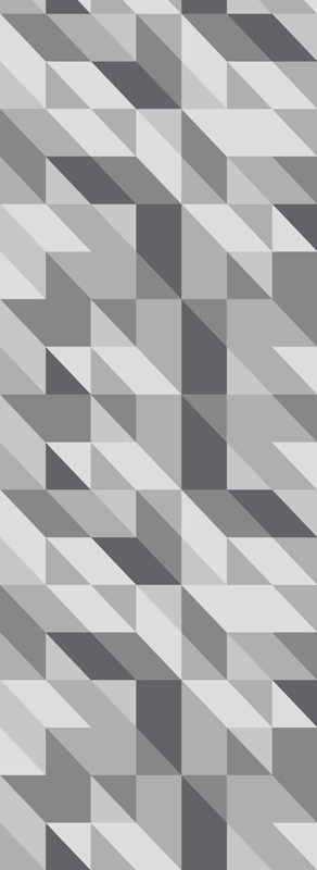 Vinyl teppich nordisch hellgraue geometrische quadrate - TenStickers