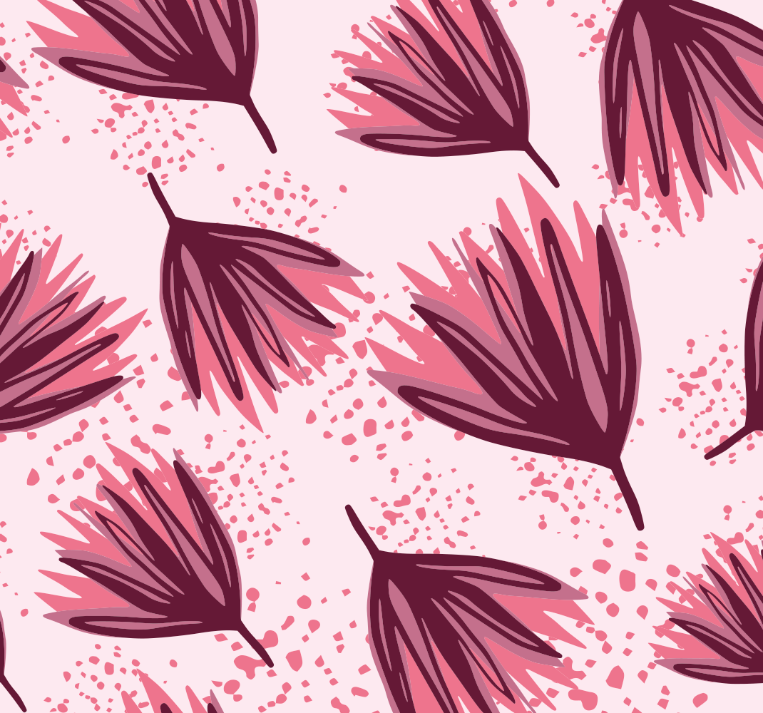 Vinyl teppich natur mit abstraktem lotusmuster - TenStickers