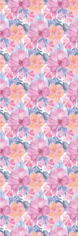 Vinyl teppich natur aquarell malve - TenStickers