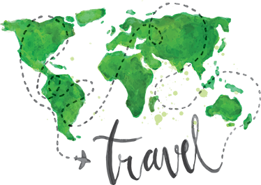 Vinyl teppich weltkarte dekorativer reise-mappamundi - TenStickers