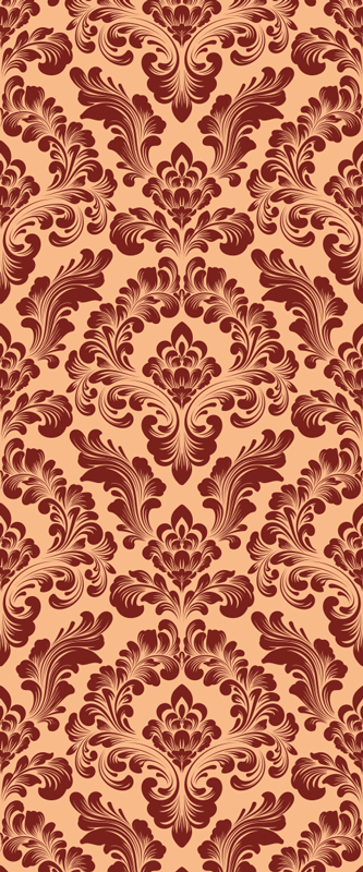 Vinyl teppich vintage flock-design - TenStickers