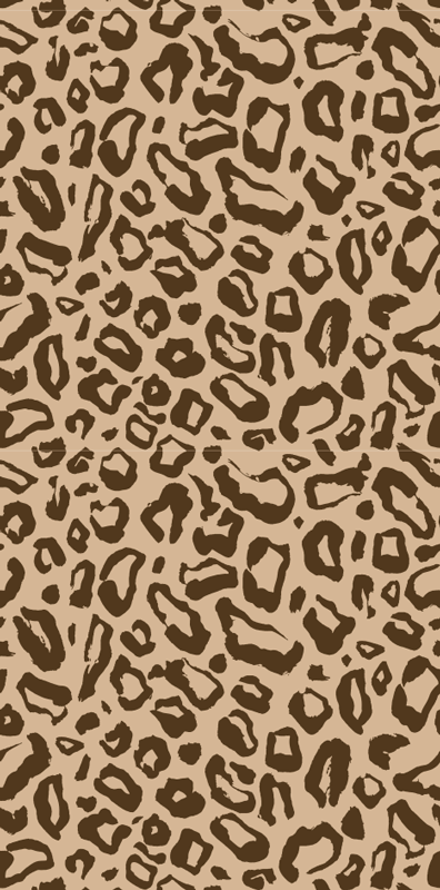 Vinyl teppich tiere mit großen und kleinen leopardenflecken - TenStickers