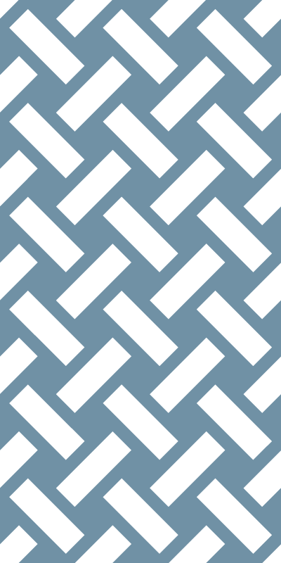 Vinyl teppich textur geometrisches blaues quadratmuster - TenStickers