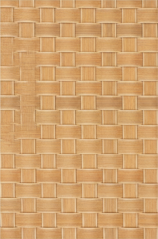 Vinyl teppich textur naturliches korbgeflecht muster - TenStickers