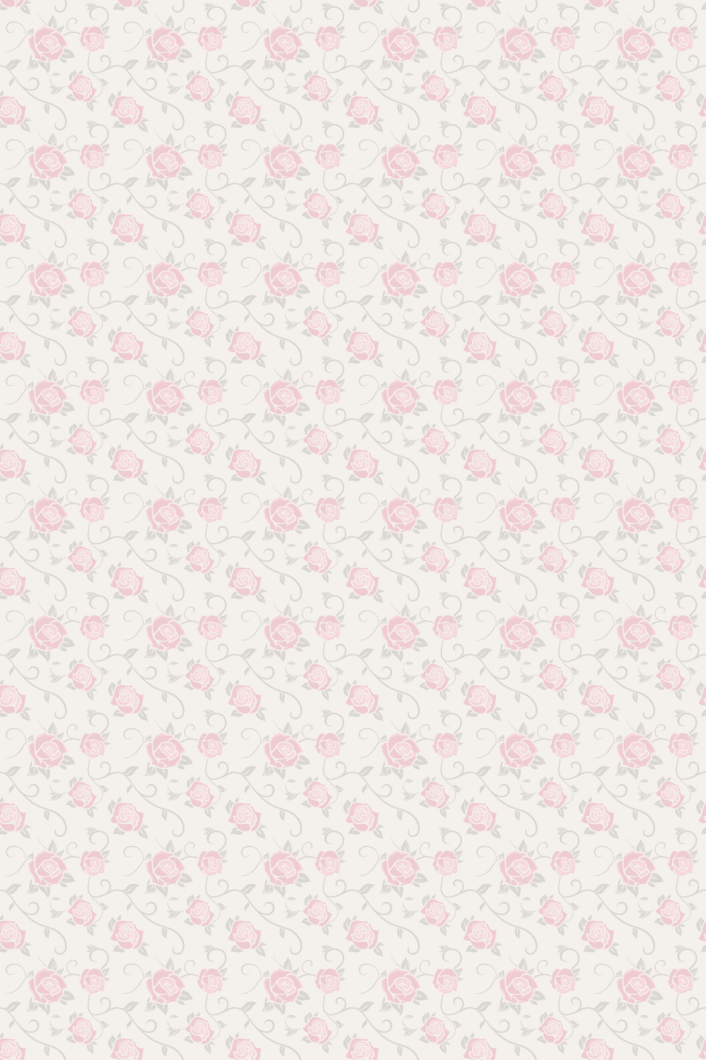 Vinyl teppich vintage mit kleinen blumen im retro-stil - TenStickers