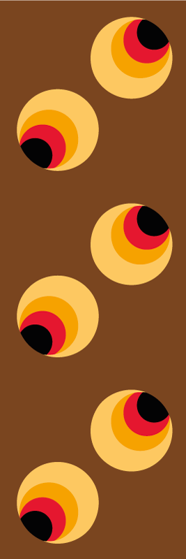 Vinyl teppich vintage mit auffälligem design - TenStickers