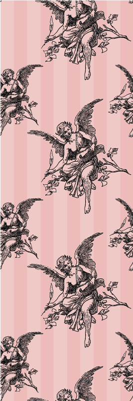 Vinyl teppich vintage im toile jouy muster - TenStickers