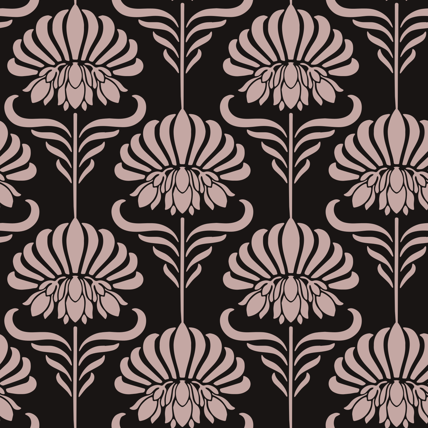 Vinyl teppich vintage im jugendstil - TenStickers
