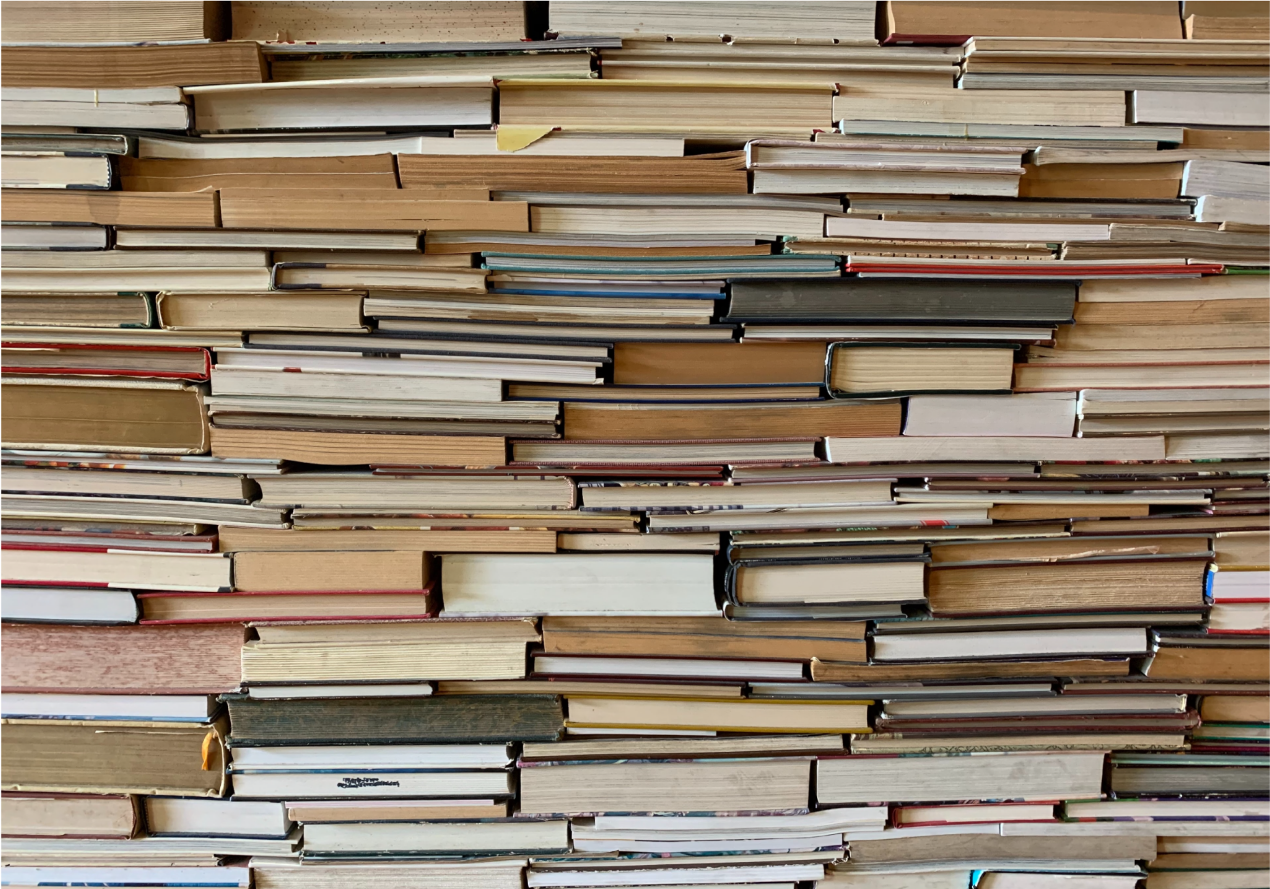 Vinyl teppich vintage stapel bücher - TenStickers
