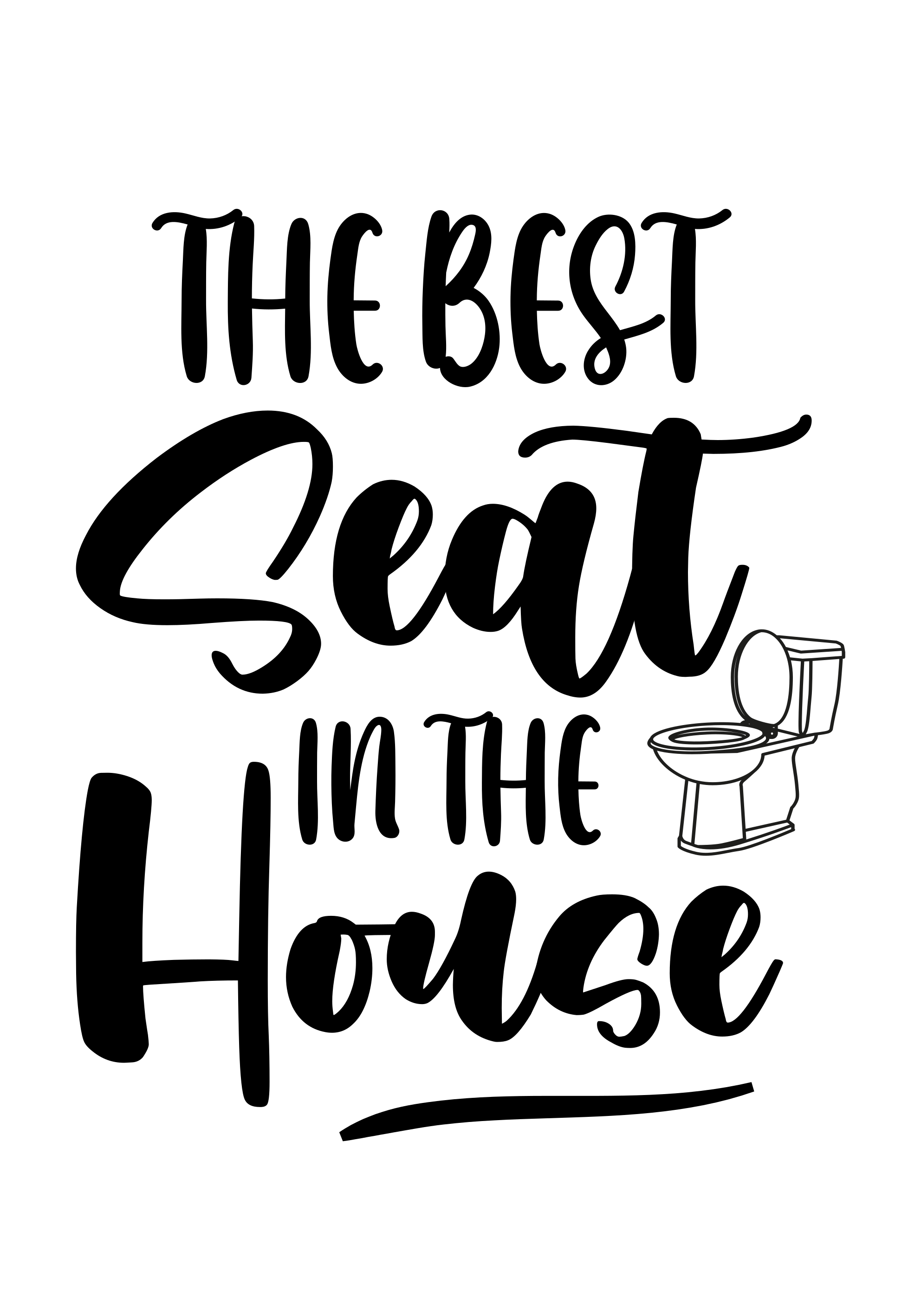 Vinyl teppich spruch der beste platz - TenStickers