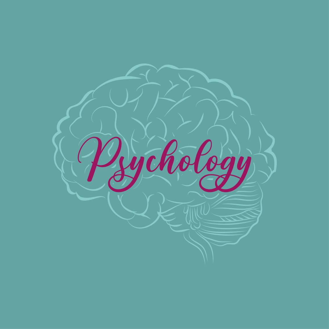 Vinyl teppich spruch zum thema psychologie gehirn - TenStickers