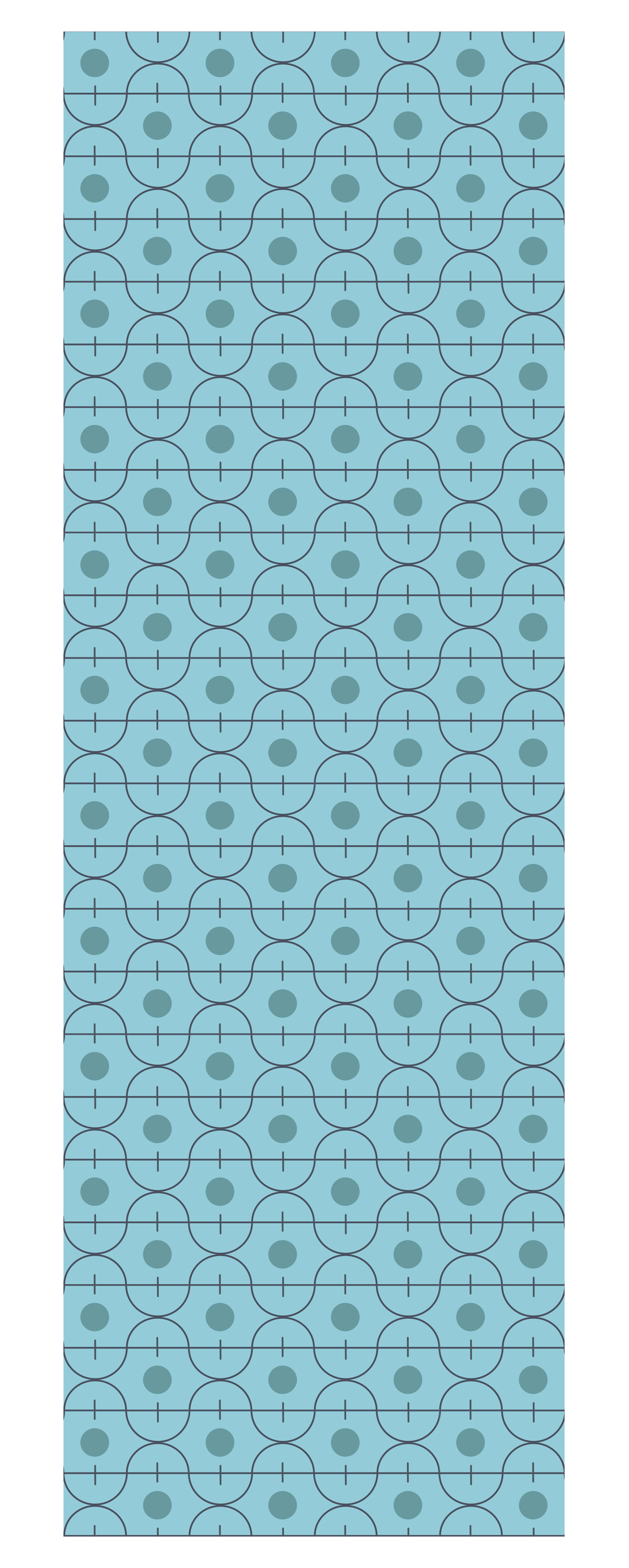 Vinyl teppich textur blau geometrisches japanmuster - TenStickers
