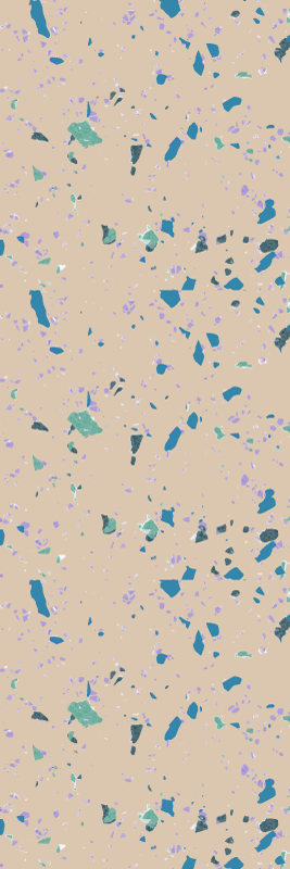 Vinyl teppich textur bunte terrazzo steinoptik - TenStickers