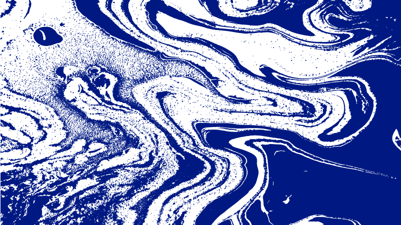 Vinyl teppich eingang in tiefblauem marmorlook - TenStickers