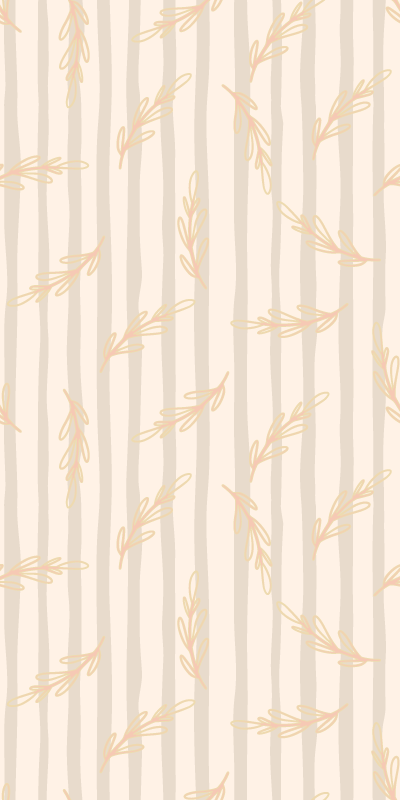 Vinyl teppich flur elegant beige - TenStickers
