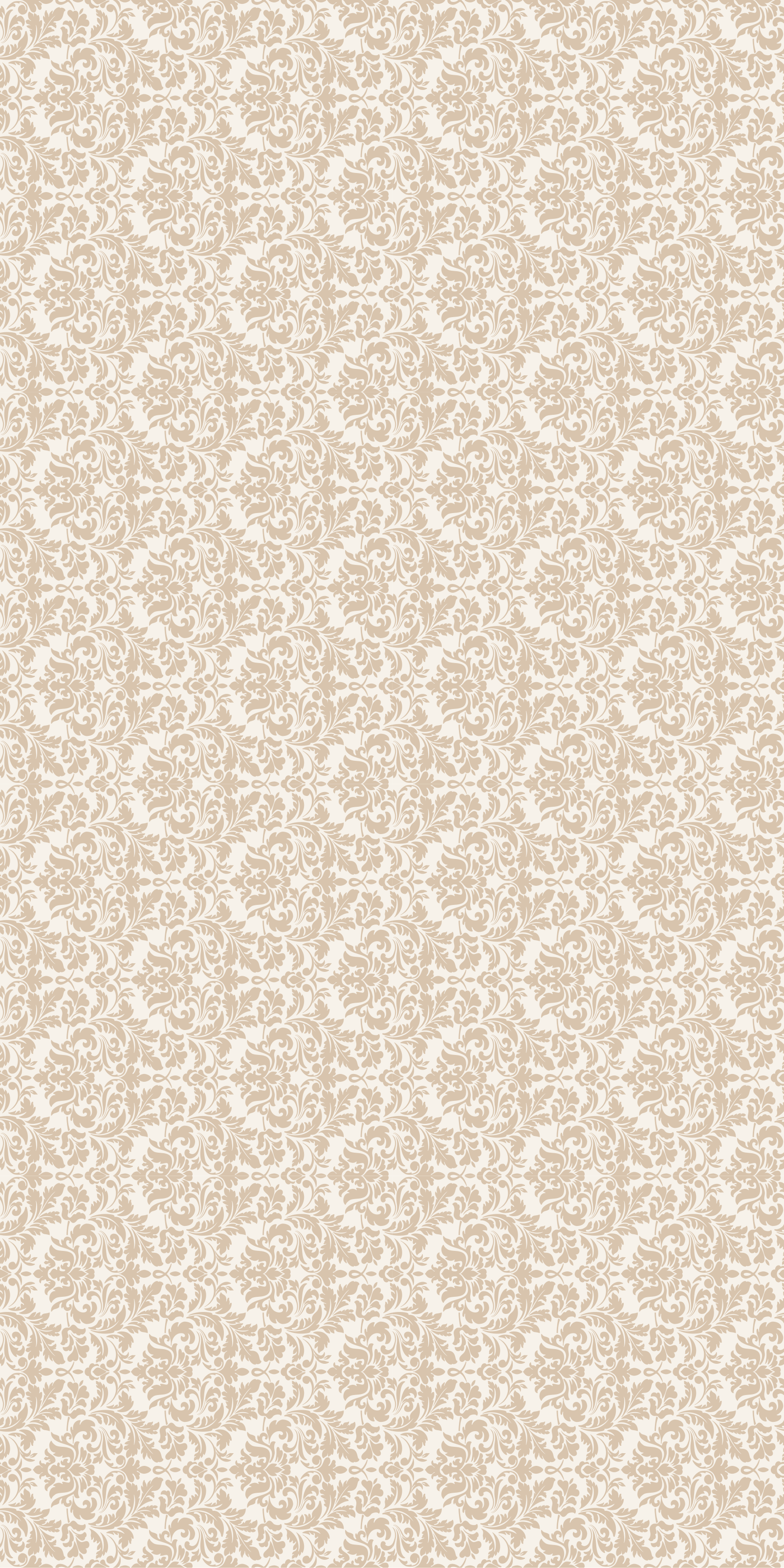 Vinyl teppich beige antik hellbeige muster - TenStickers