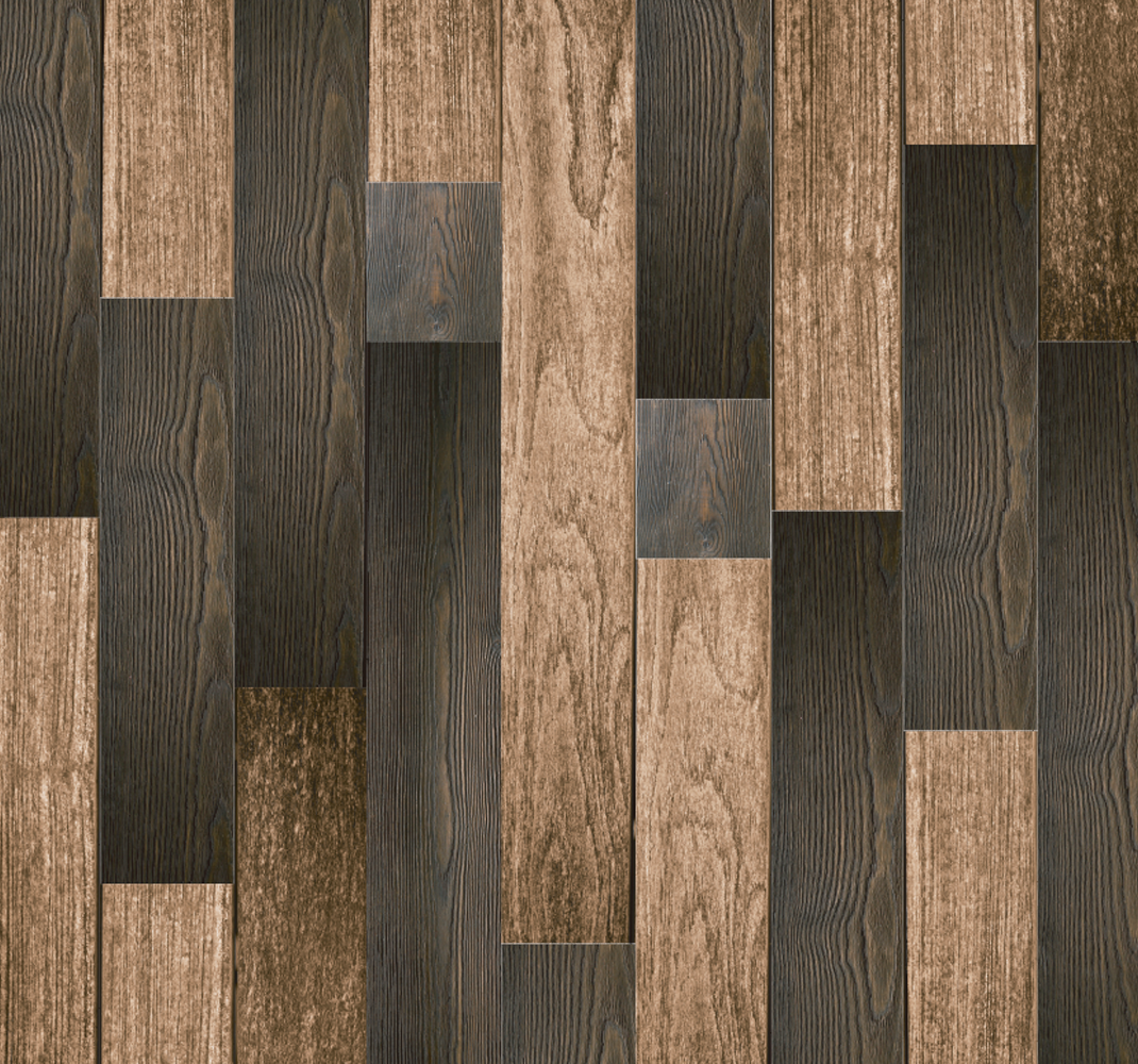 Vinyl teppich braun mit eleganten holzmustern - TenStickers