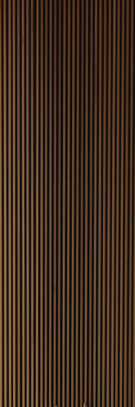 Vinyl teppich braun im teakholz vertikalen design - TenStickers