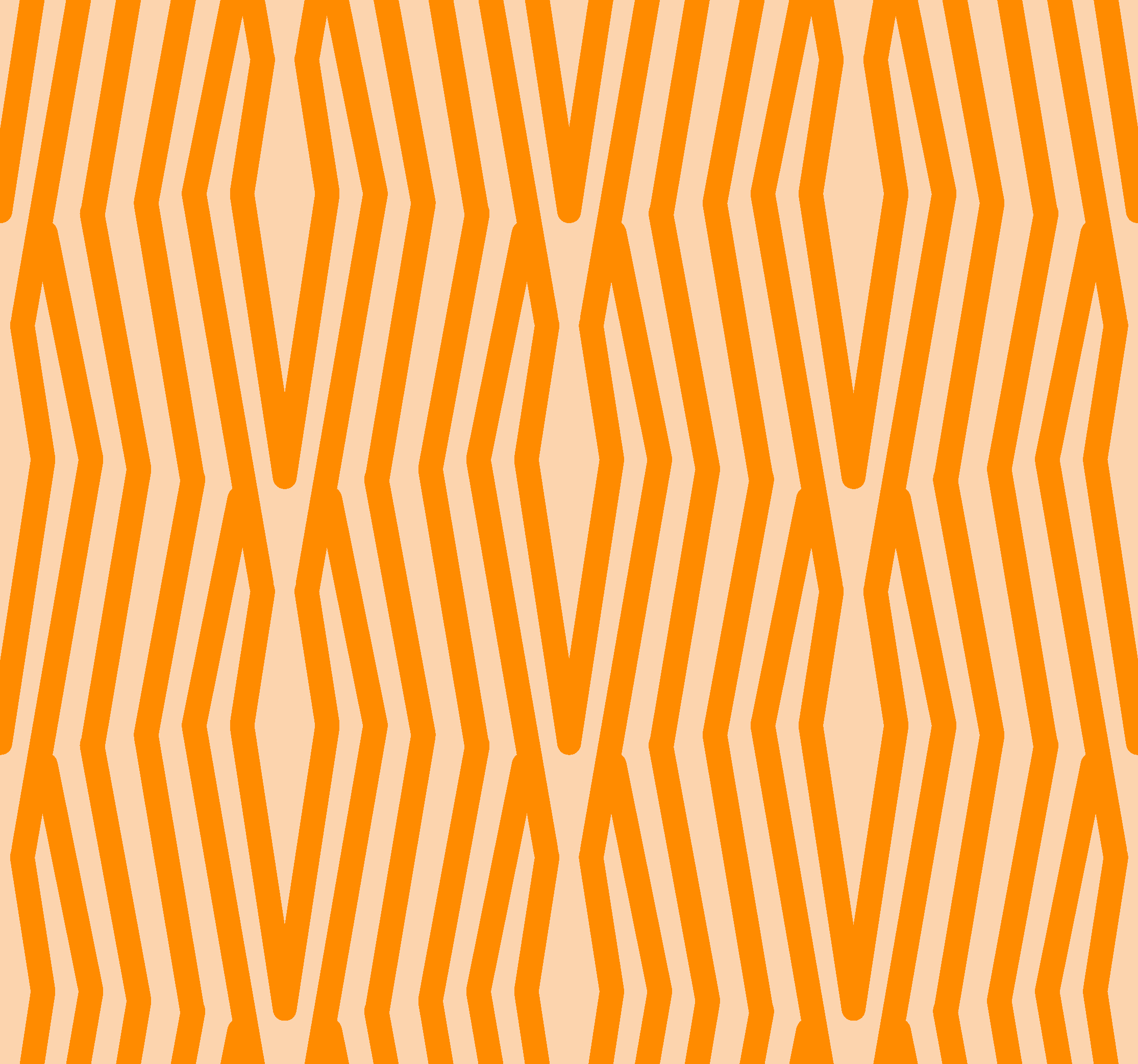 Vinyl teppich orange mit abstraktem muster - TenStickers