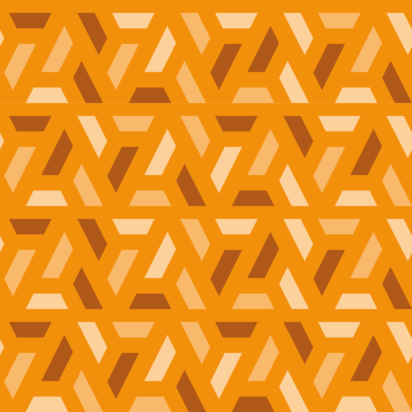 Vinyl teppich orange geometrische orangetöne - TenStickers