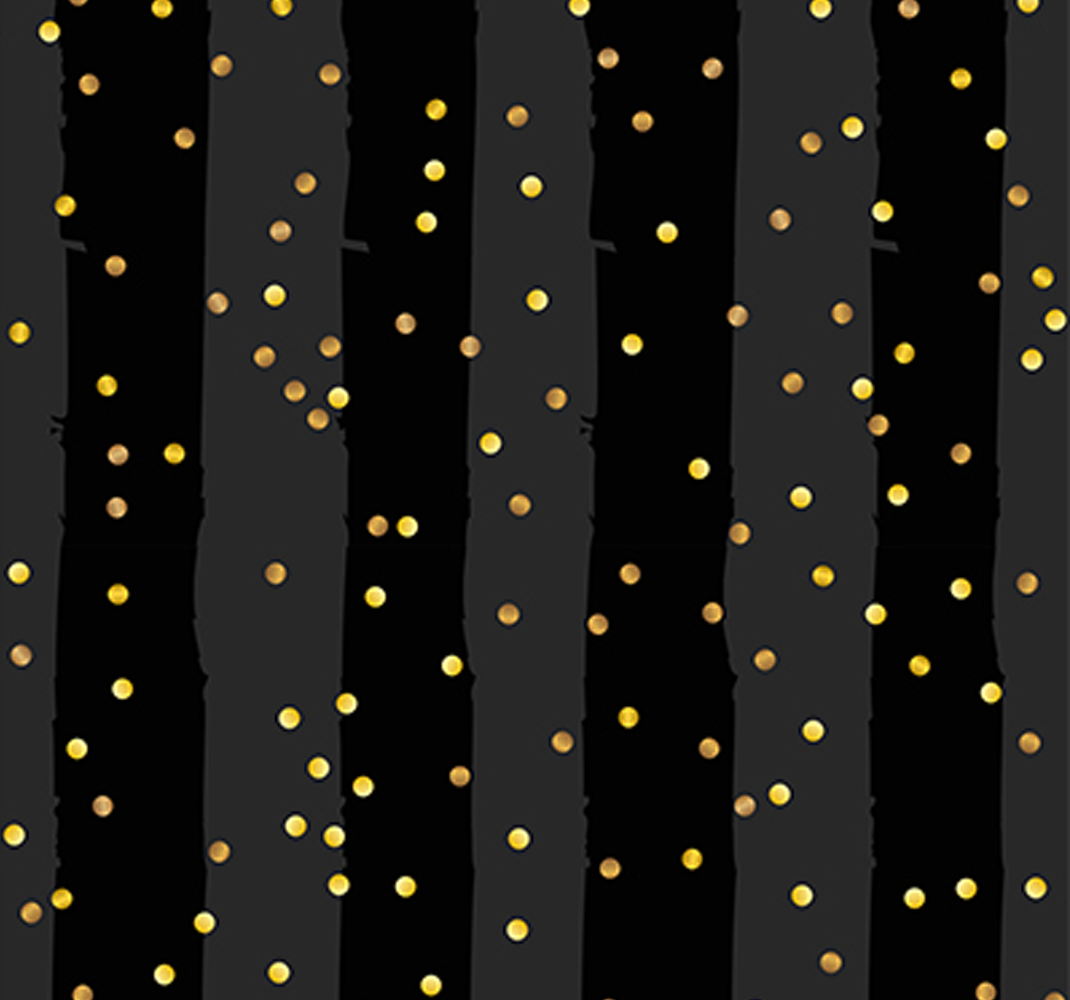 Vinyl teppich schwarz gestreiftes punktensemble - TenStickers